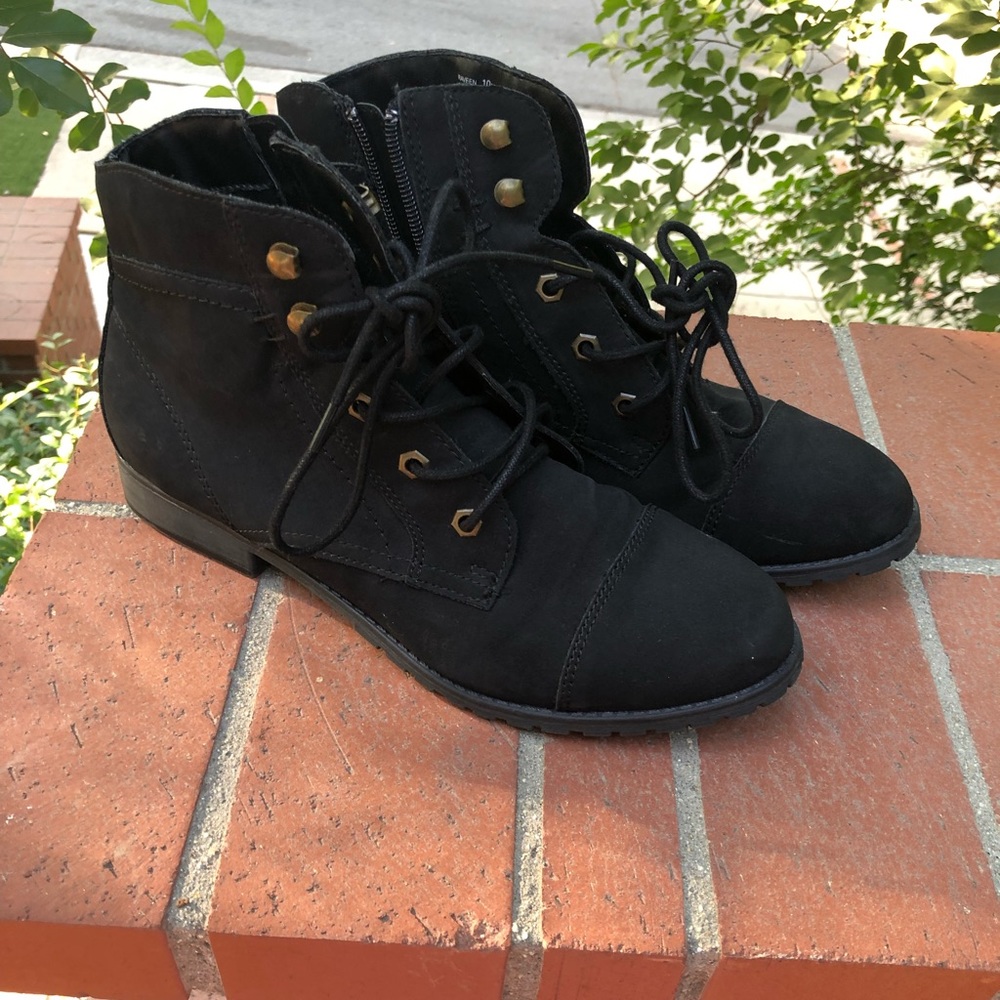 BLACK MADDEN GIRL LOW BOOTIES